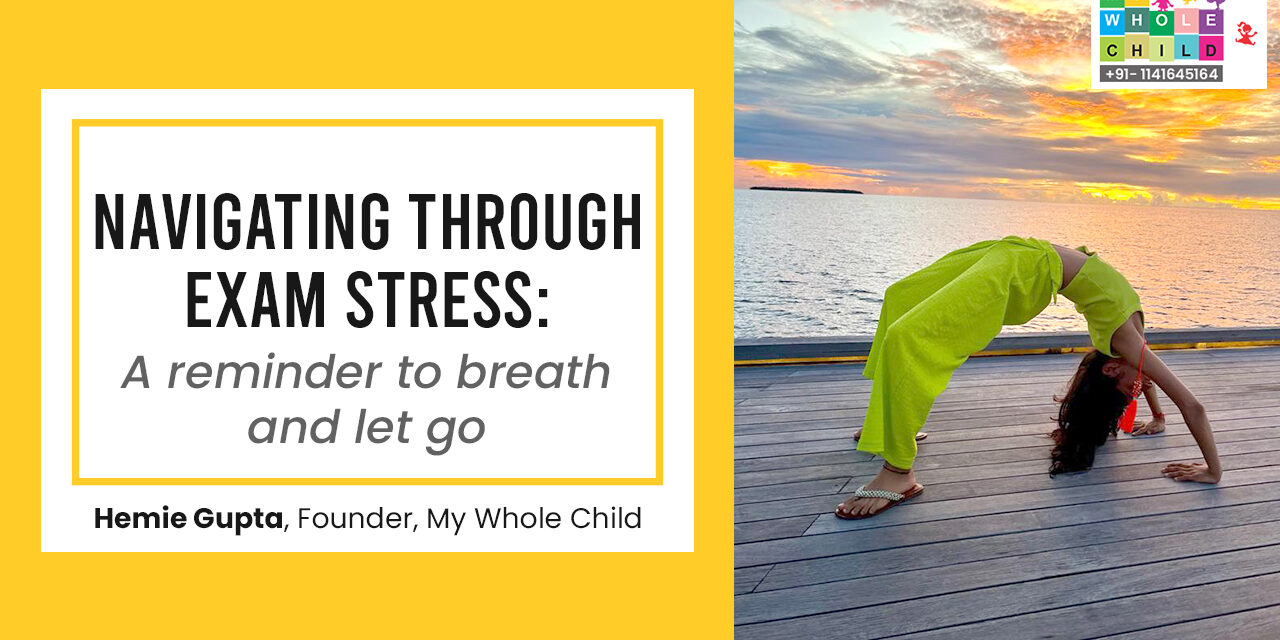 Navigating through Exam Stress: A reminder to breath and let go